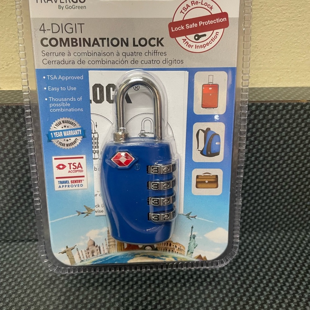 Travergo 4 Digit combination lock